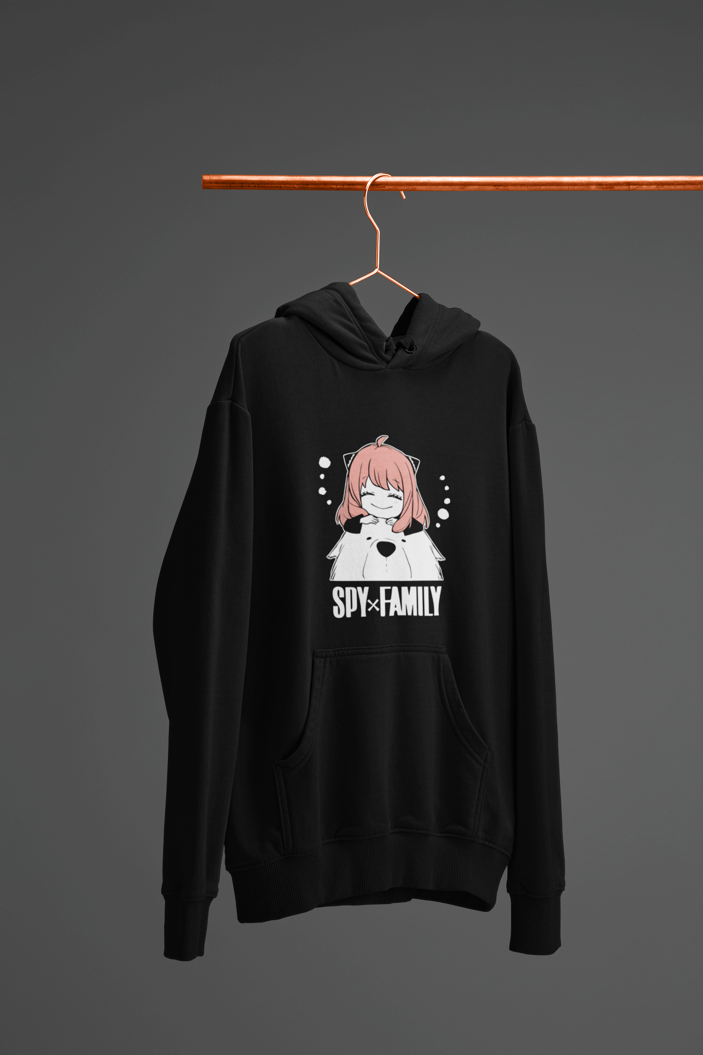 Unisex Spy Family Anya Graphic Printed Oversized Hoodie