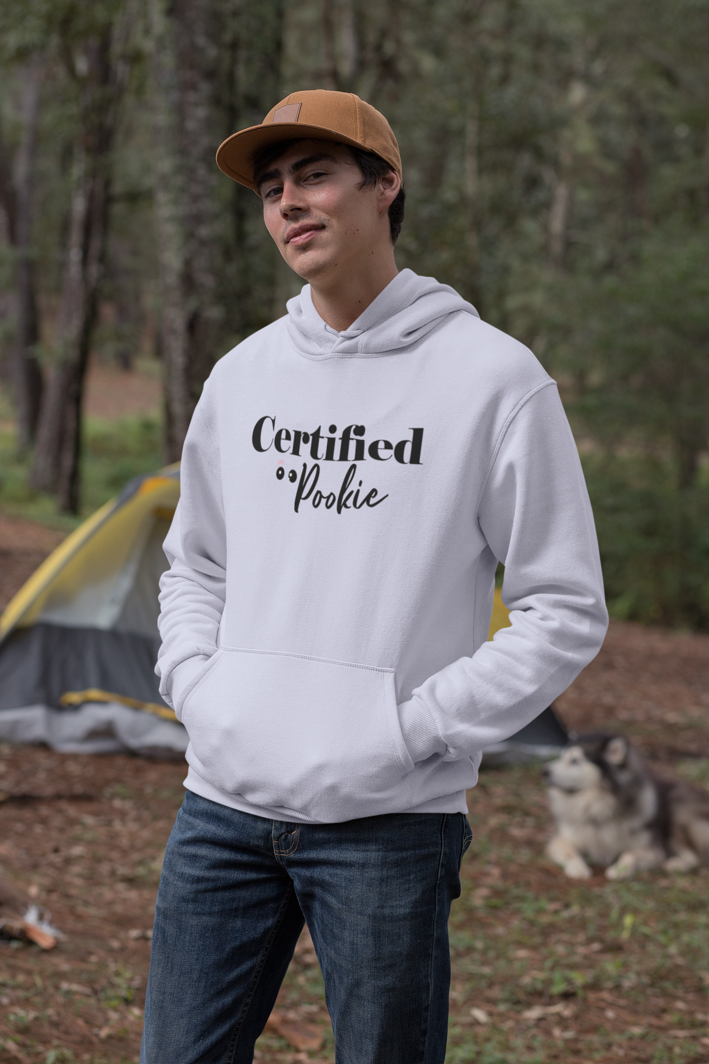 Unisex Certified Pookie Graphic Printed Oversized Hoodie