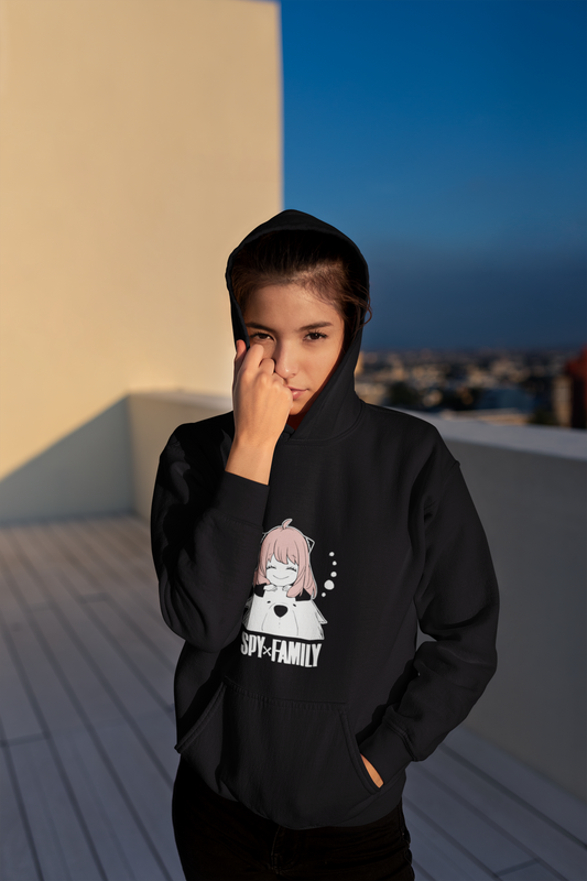 Unisex Spy Family Anya Graphic Printed Oversized Hoodie